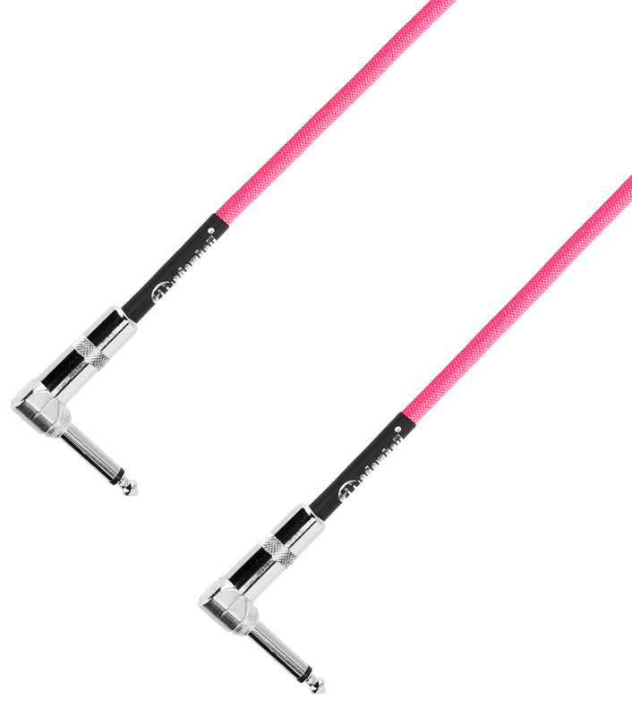 Adam Hall K4IRR0030NEOSET Set 4 Cables Instrumento Jacks Acodados 30cm 2