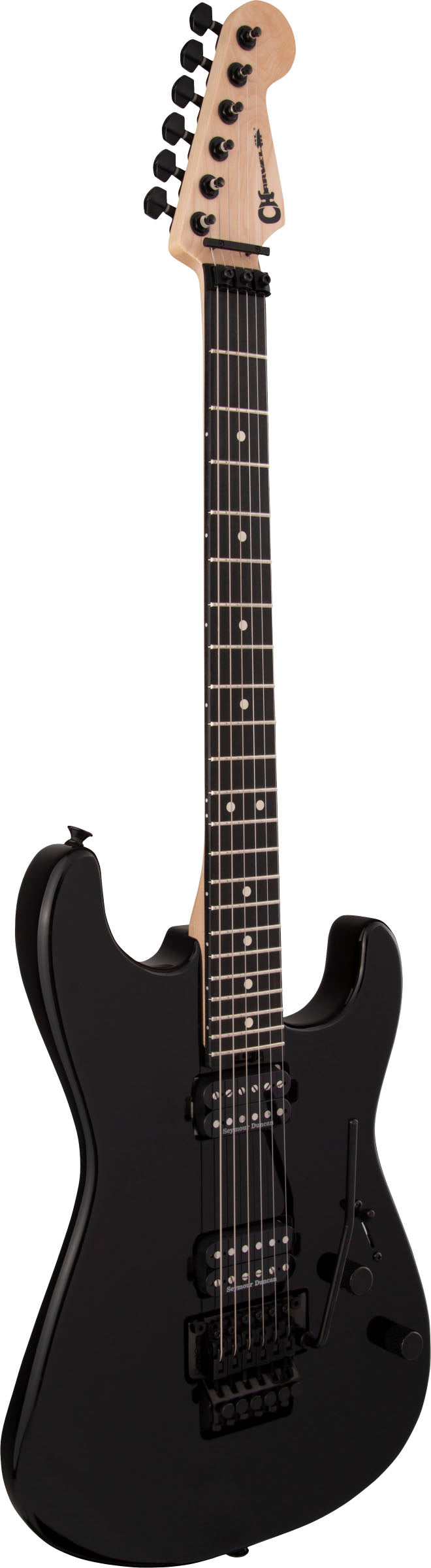 Charvel PRO MOD San Dimas Style 1 HH FR EB Guitarra Eléctrica Negra 2