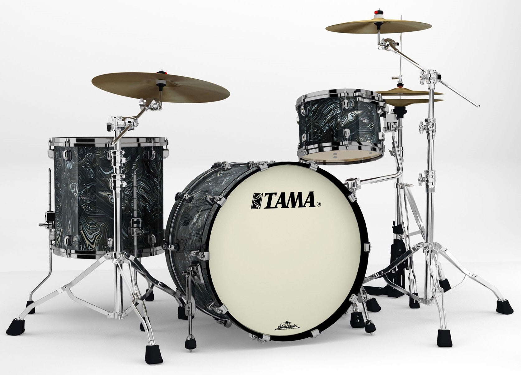 Tama MR32CZBNS CCL Starclassic Maple Batería Acústica Charcoal Swirl 1