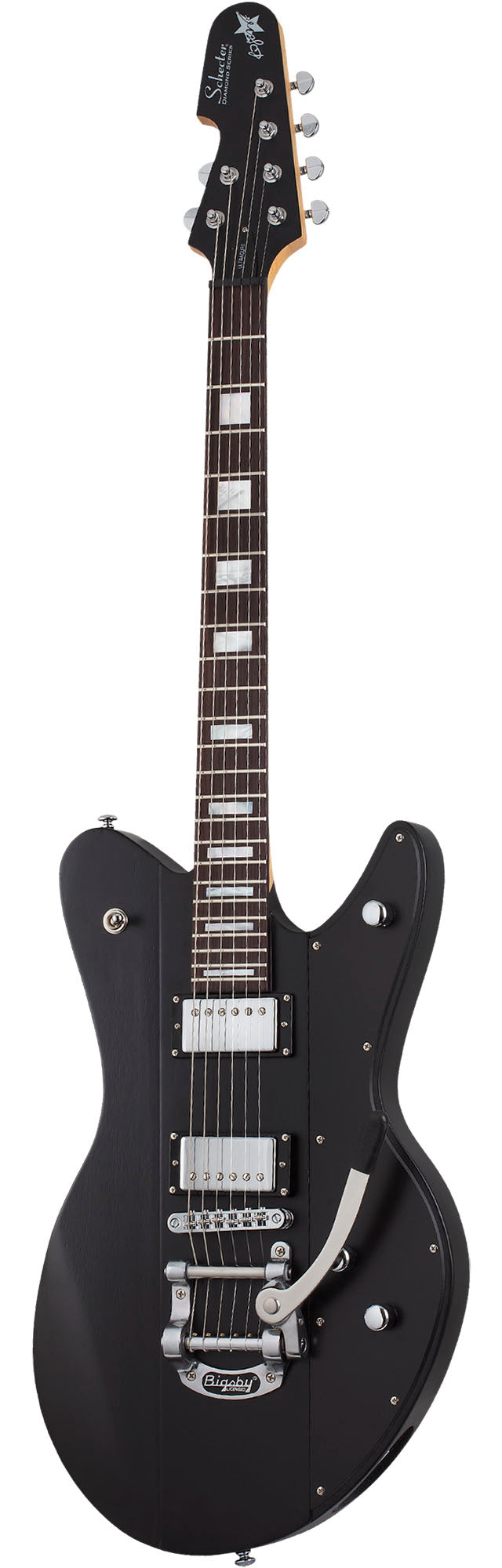 Schecter Robert Smith Ultracure BLKP Guitarra Eléctrica Black Pearl 2