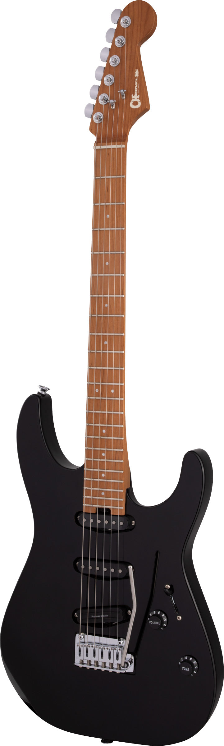 Charvel Pro-Mod DK22 SSS 2PT cm Guitarra Eléctrica Negra 3