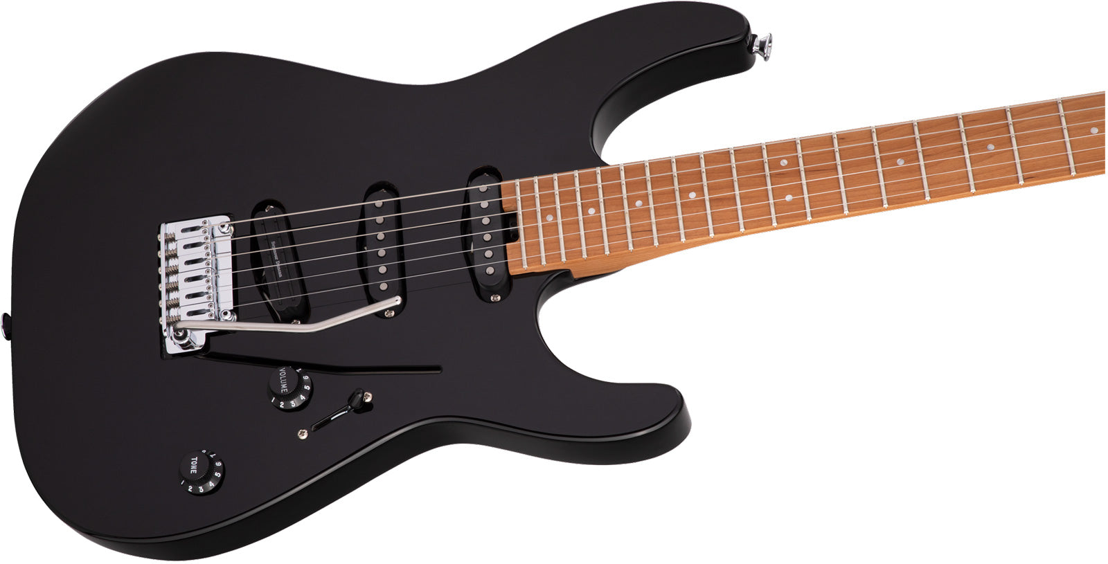 Charvel Pro-Mod DK22 SSS 2PT cm Guitarra Eléctrica Negra 5