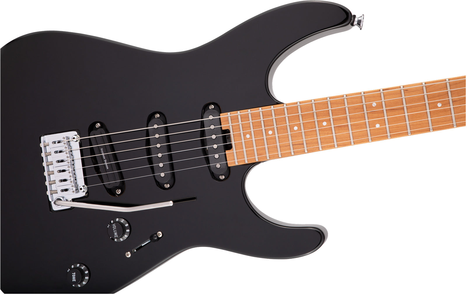 Charvel Pro-Mod DK22 SSS 2PT cm Guitarra Eléctrica Negra 6