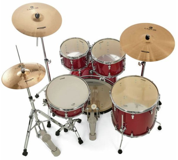 Sonor AQX Stage Set RMS Batería Acústica con Herrajes y Platos Red Moon Sparkle 5