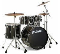 Sonor AQX Studio Set BMS Batería Acústica con Herrajes y Platos Black Midnight Sparkle 1