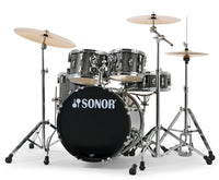 Sonor AQX Studio Set BMS Batería Acústica con Herrajes y Platos Black Midnight Sparkle 20