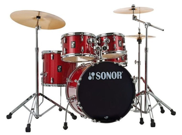 Sonor AQX Studio Set RMS Batería Acústica con Herrajes y Platos Red Moon Sparkle 1