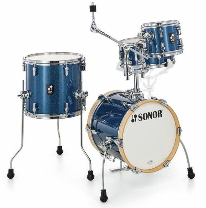 Sonor AQX Micro Set BOS Batería Acústica Blue Ocean Sparkle 1