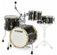 Sonor AQX Jungle Set BMS Batería Acústica Black Midnight Sparkle 3