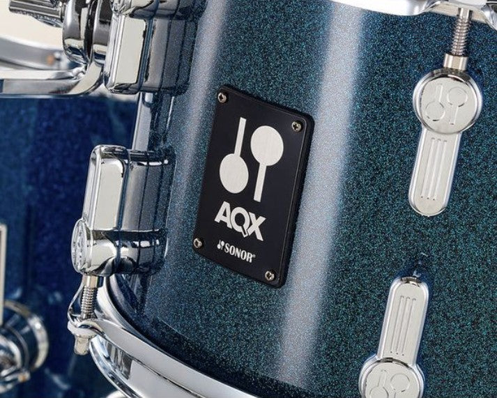 Sonor AQX Jungle Set BOS Batería Acústica Blue Ocean Sparkle 11