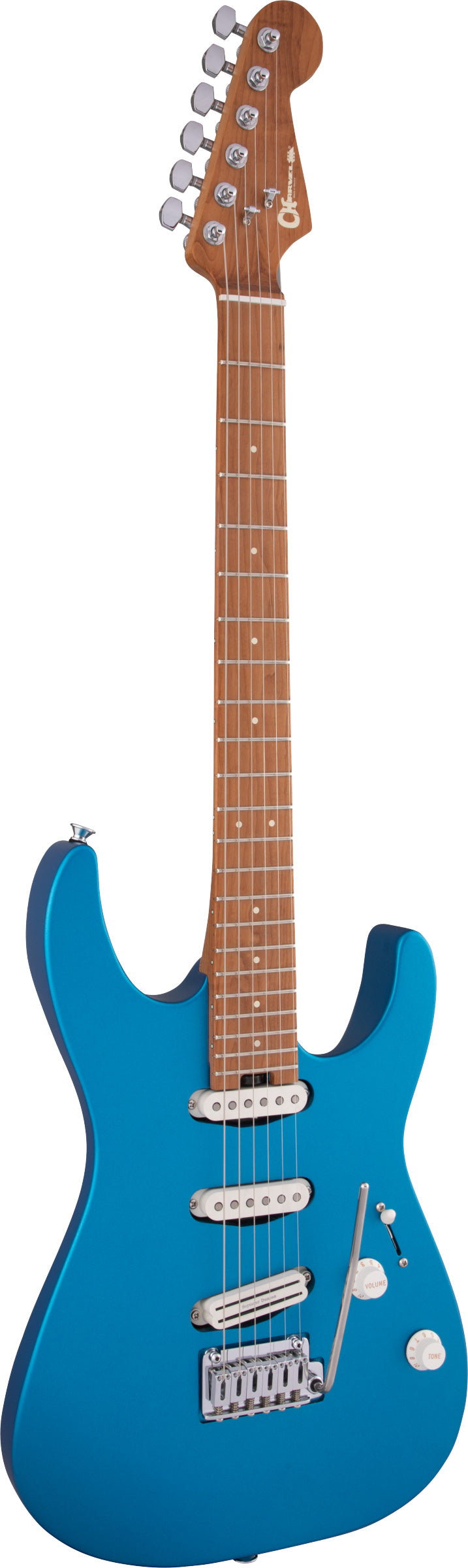 Charvel Pro-Mod DK22 SSS 2PT cm Guitarra Eléctrica Electric Blue 2