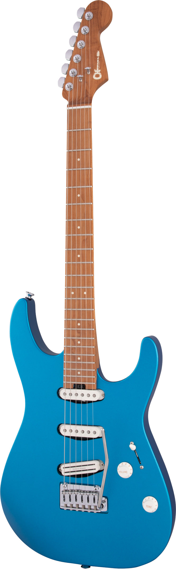 Charvel Pro-Mod DK22 SSS 2PT cm Guitarra Eléctrica Electric Blue 3