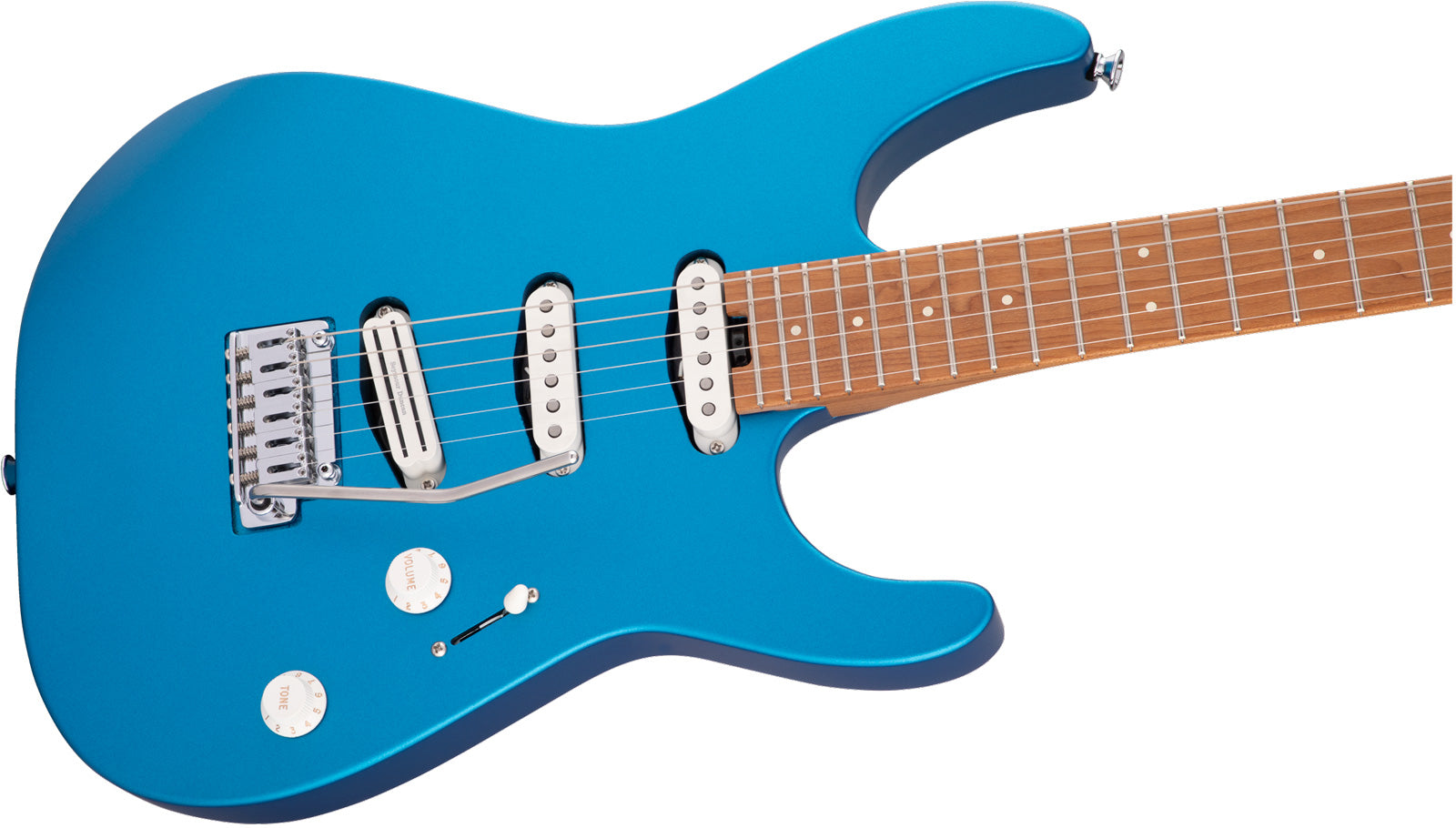 Charvel Pro-Mod DK22 SSS 2PT cm Guitarra Eléctrica Electric Blue 5