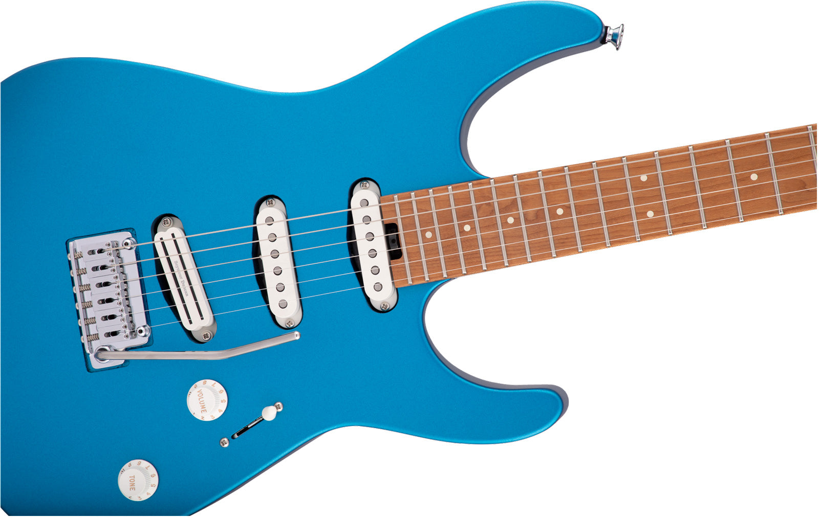 Charvel Pro-Mod DK22 SSS 2PT cm Guitarra Eléctrica Electric Blue 6