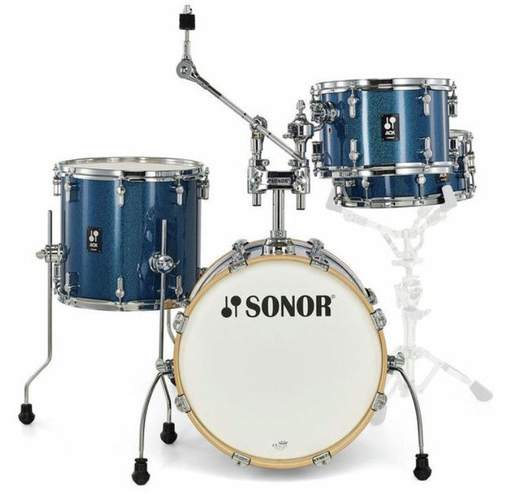 Sonor AQX Jazz Set BOS Batería Acústica Blue Ocean Sparkle 2