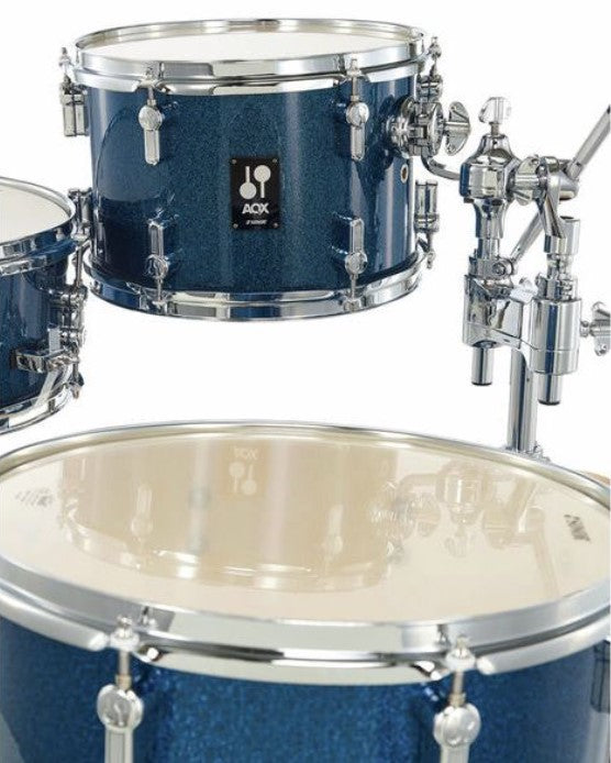 Sonor AQX Jazz Set BOS Batería Acústica Blue Ocean Sparkle 9