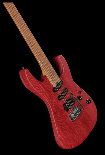 Charvel Pro-Mod DK24 HSS 2PT CM Guitarra Eléctrica Red Ash 22