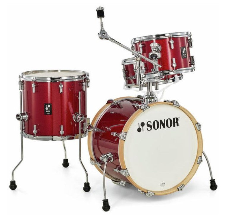 Sonor AQX Jazz Set RMS Batería Acústica Red Moon Sparkle 1