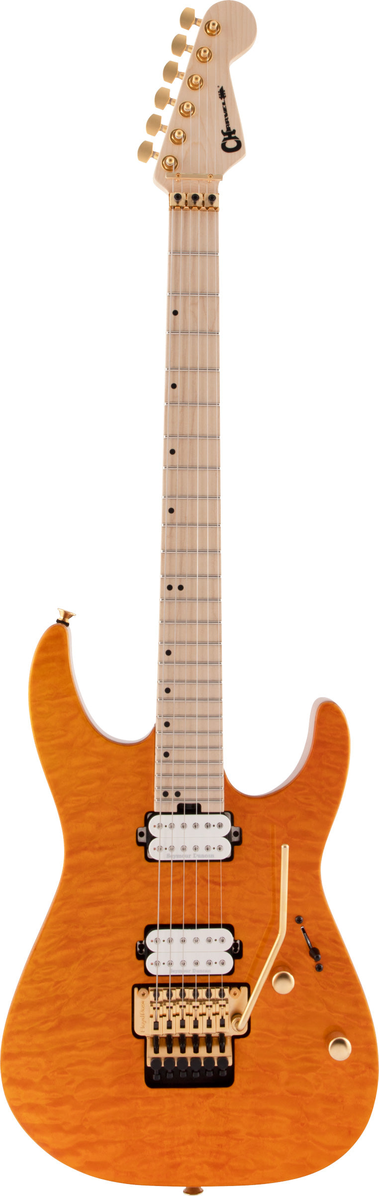 Charvel Pro-Mod DK24 HH FR M MN Guitarra Eléctrica Dark Amber 1