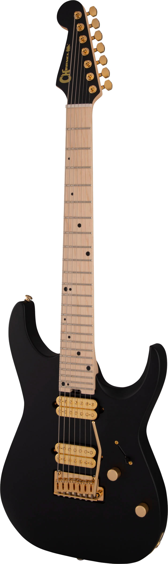 Charvel Angel Vivaldi Signature PRO MOD DK24-7 Nova MN Guitarra Eléctrica 7 Cuerdas Satin Black 3