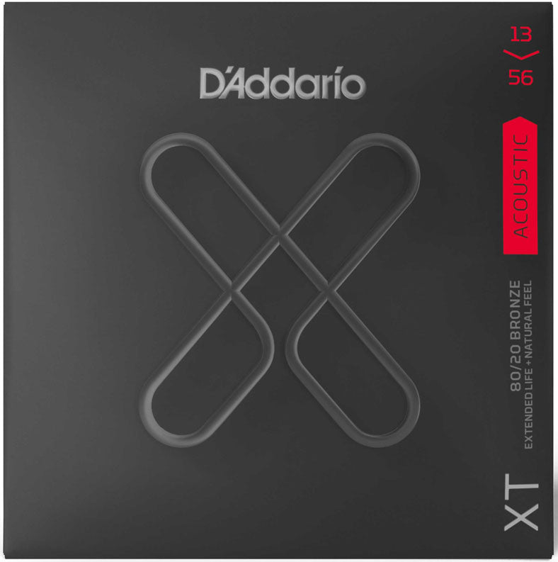 Daddario XTABR1356 80/20 XT Coated Juego Cuerdas Guitarra Acústica 013-056 1