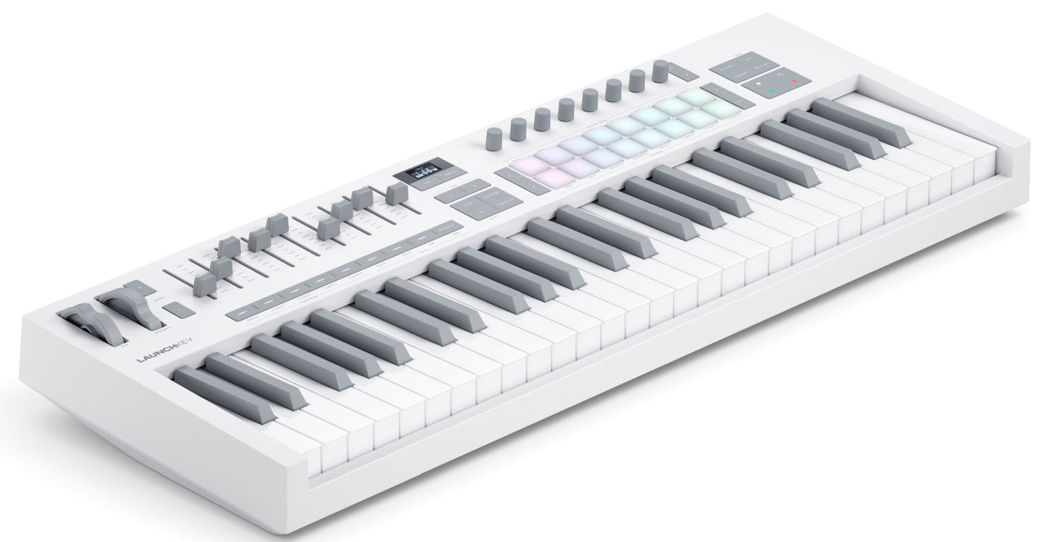 Novation Launchkey 49 MK4 WH Teclado Controlador 49 Teclas Blanco 3