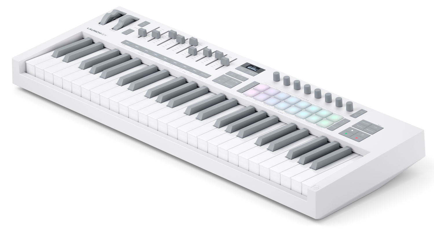 Novation Launchkey 49 MK4 WH Teclado Controlador 49 Teclas Blanco 4