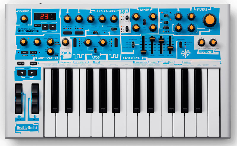 Novation Bass Station II Swifty Edition Sintetizador Monofónico 1