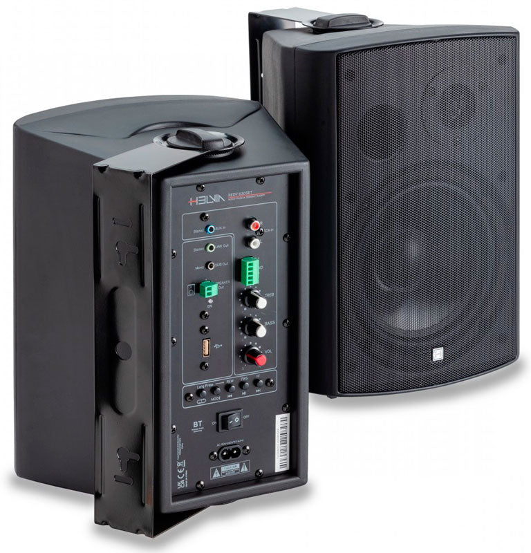 Helvia REDY-630BK Set Dos Altavoces de Pared 2