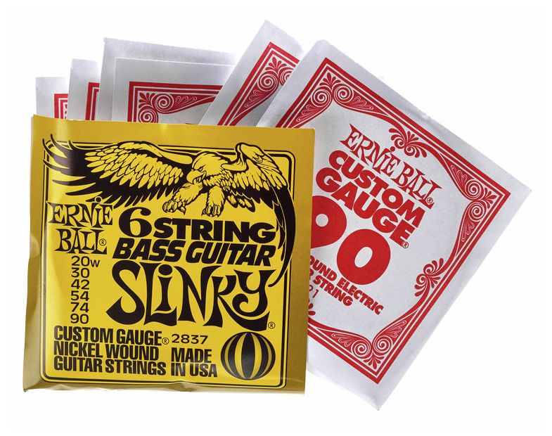 Ernie Ball 2837 Slinky Baritono Juego Cuerdas Guitarra Eléctrica 020W-090 3