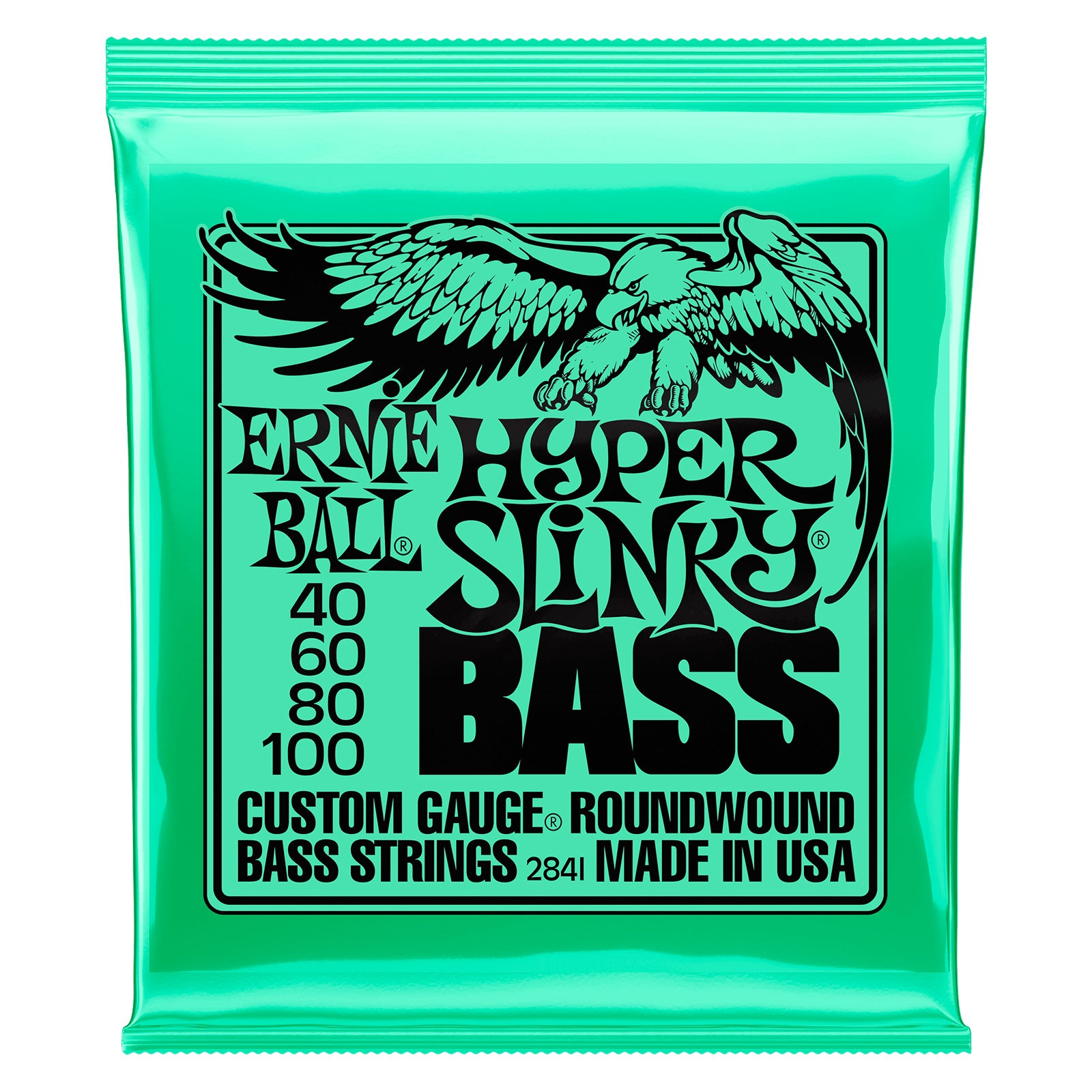 Ernie Ball 2841 Hyper Slinky Bass Juego Cuerdas Bajo Eléctrico 040-100 1