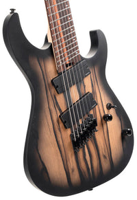Cort KX507MS PM NBB Guitarra Eléctrica 7 Cuerdas Pale Moon Natural Black Burst 3