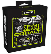 Ernie Ball 3721 Slinky Cobalt Pack 3 Juegos Cuerdas Guitarra Eléctrica 010-046 1