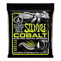 Ernie Ball 3721 Slinky Cobalt Pack 3 Juegos Cuerdas Guitarra Eléctrica 010-046 3