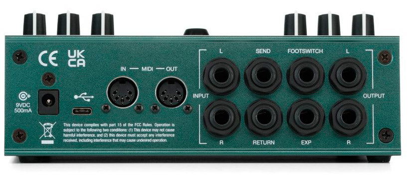 Electro Harmonix Oceans Abbys Advanced Reverb Laboratory Pedal 2