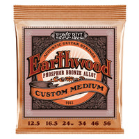 Ernie Ball 2143 Earthwood Phospor Bronze Medium Juego Cuerdas Guitarra Acústica 012.5-056 1