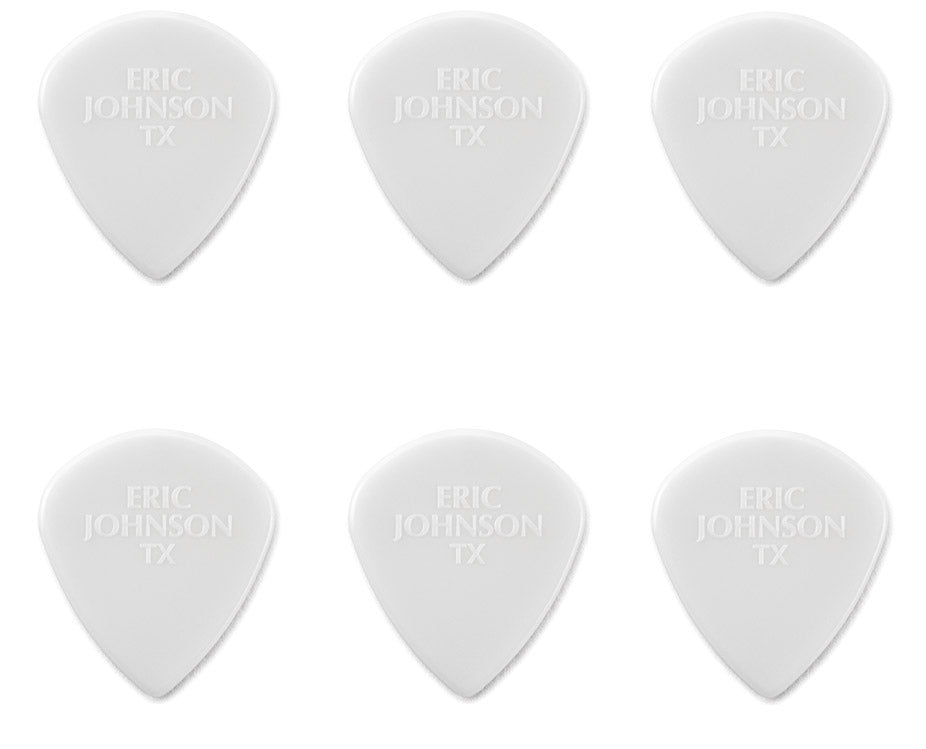 Dunlop 407P138EJ Pack 6 Púas Eric Johnson Signature Nylon Jazz III 1