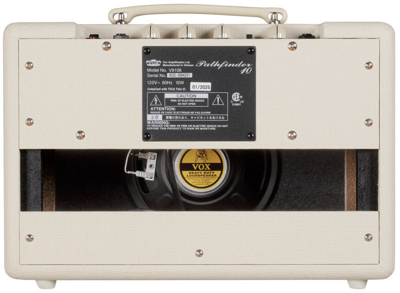 Vox Pathfinder 10 Cream Brown Combo Amplificador Guitarra 4