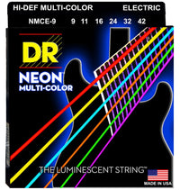 DR NMCE9 Juego Cuerdas Guitarra Eléctrica Neon Multicolor 009-042 1