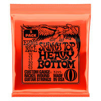 Ernie Ball 3215 Slinky Top Heavy Bottom Pack 3 Juegos Cuerdas Guitarra Eléctrica 010-052 1