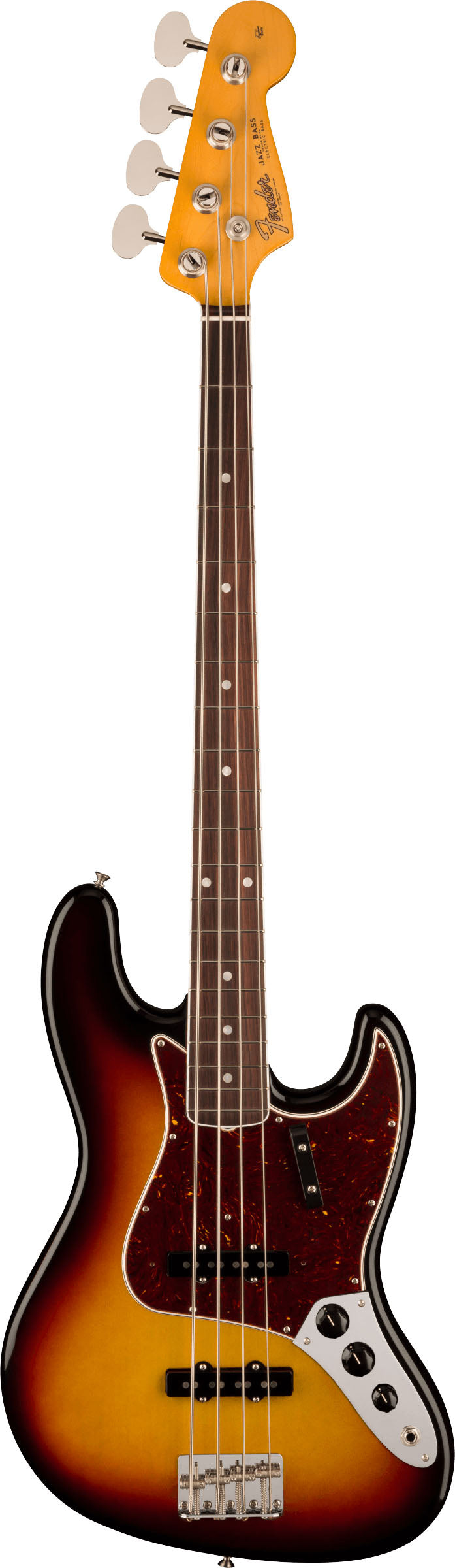 Fender American Vintage II 1966 Jazz Bass RW Bajo Eléctrico 3 Colores Sunburst 1