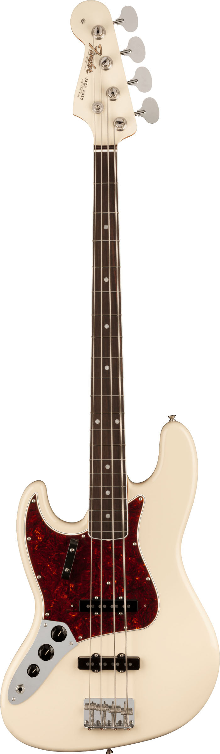 Fender American Vintage II 1966 Jazz Bass LH RW Bajo Eléctrico para Zurdos Olympic White 1