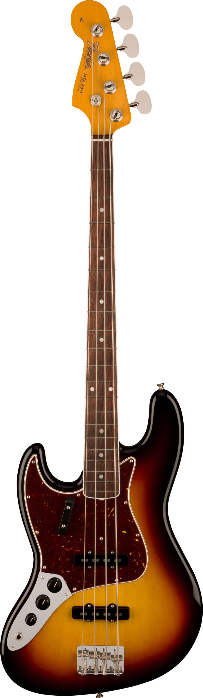 Fender American Vintage II 1966 Jazz Bass LH RW Bajo Eléctrico para Zurdos 3 Colores Sunburst 1