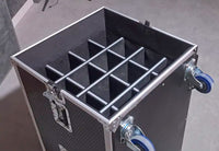 Walkasse WC-MICSTAND16 Flight Case para 16 Soportes de Micrófono con Ruedas 3