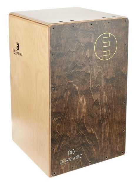 Cajon Tiger CAJ2-BR Avec Housse - Cajon Percussion Brun - 2,72kg - 43x29x29,5cm - Housse Rembourrée