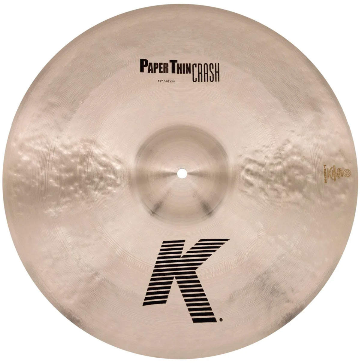 Zildjian K2819 K Paper Thin Plato Batería Crash 19 Pulgadas 1