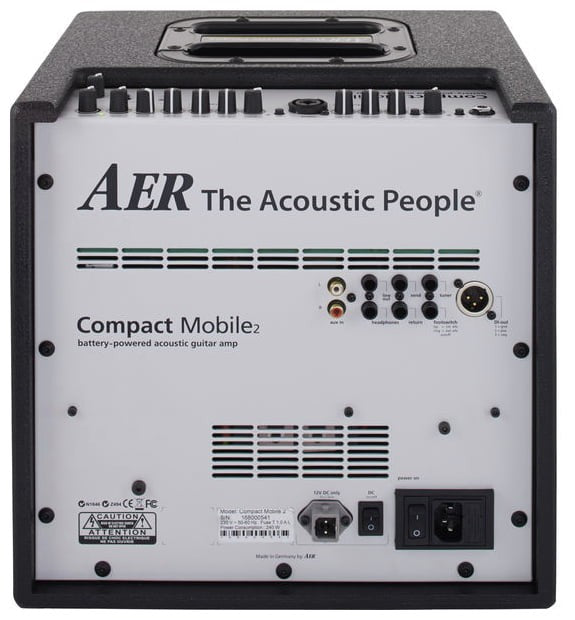 AER Compact Mobile II Amplificador Guitarra Acústica 5