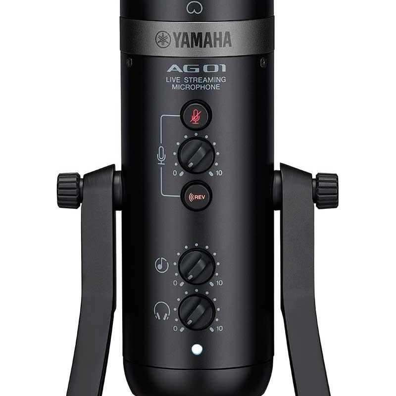 Yamaha AG01BL Micrófono USB para Streaming con Mezclador Negro 6