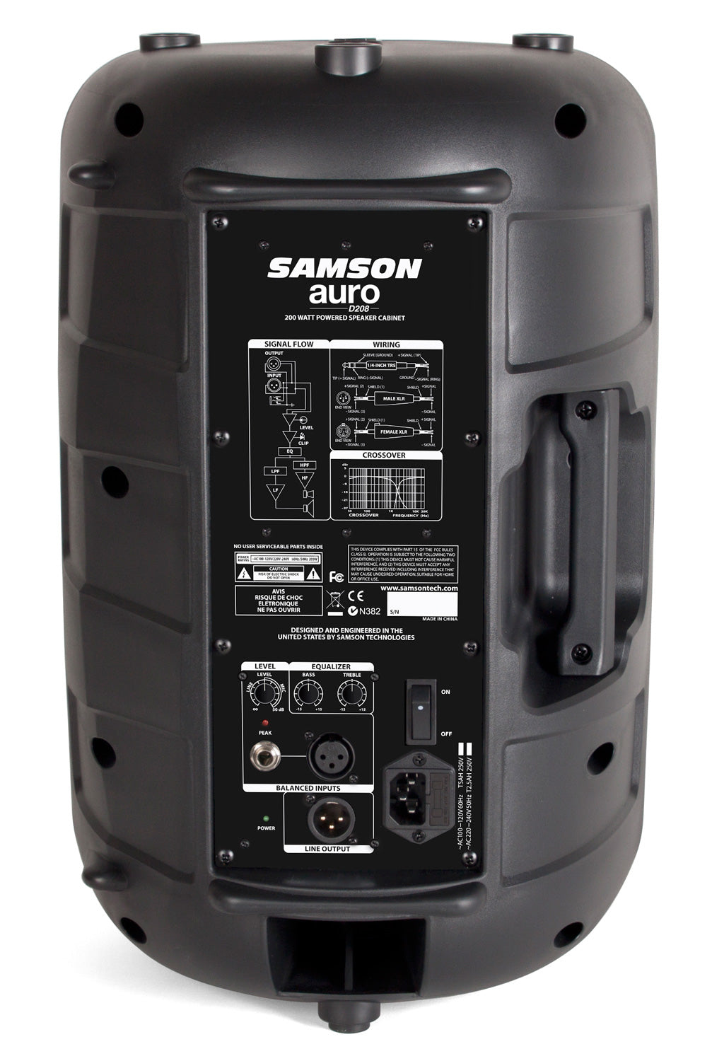 Samson Auro D208 Altavoz Activo dos Vías 1X8 3