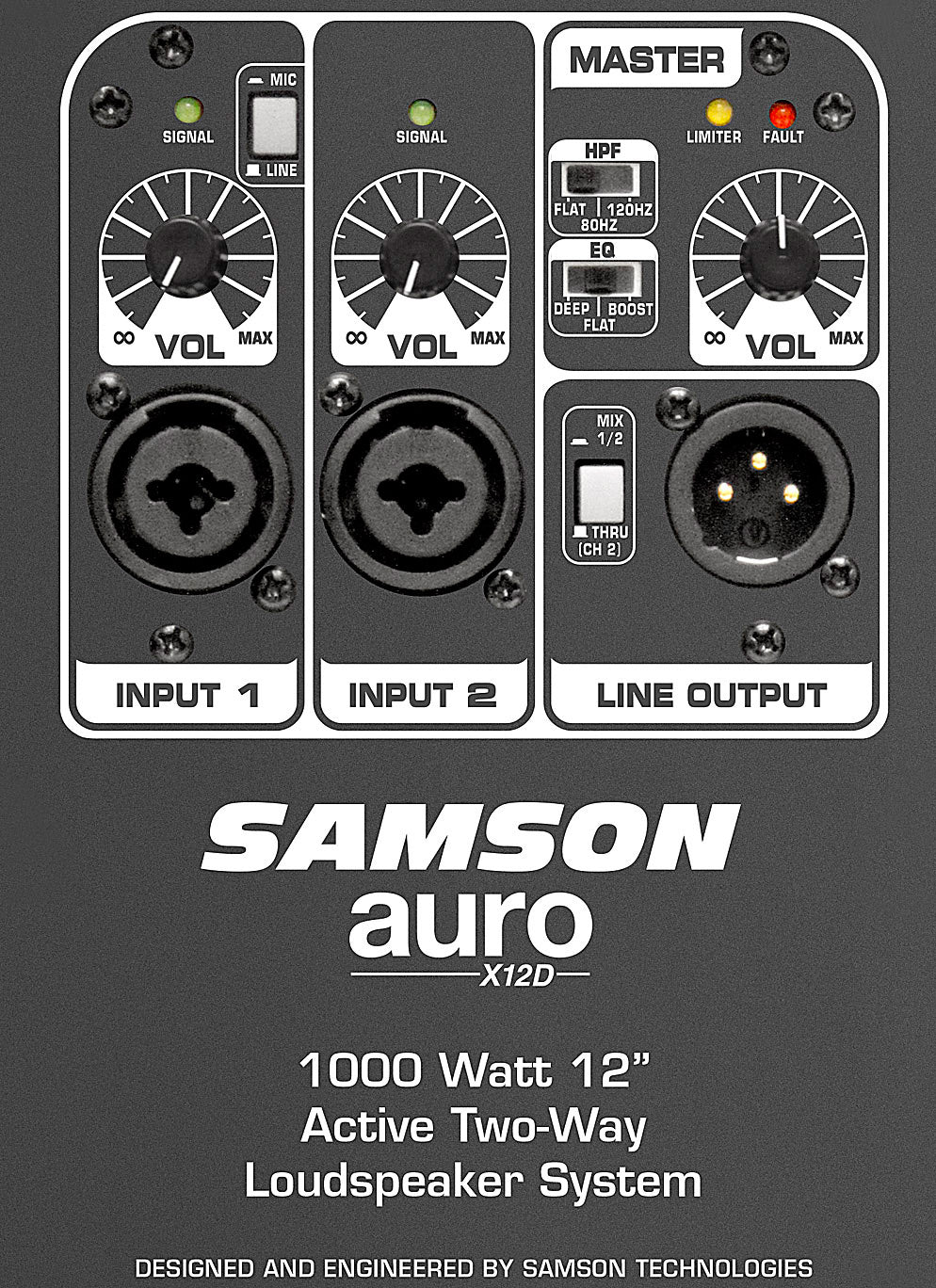 Samson Auro X12D Altavoz Activo dos Vías 1X12 4